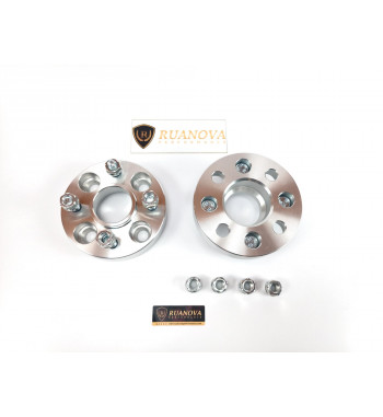 Wheel spacers Renault 4 bolts double centering hub + Studs