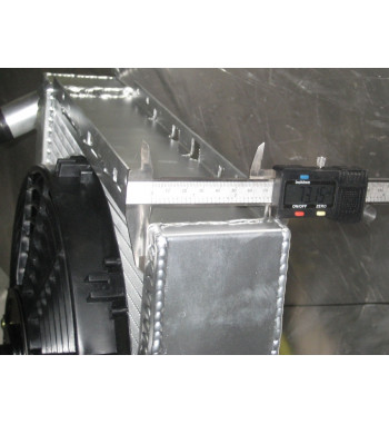 Radiador Agua 70mm R5 Gtt / R11 Aluminio con Ventilador SPAL original