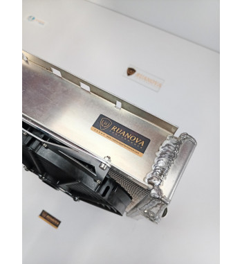 Radiator 70mm R5 GT Turbo Aluminum TIG with Genuine SPAL Fan