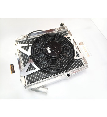 Radiator 70mm R5 GT Turbo Aluminum TIG with Genuine SPAL Fan