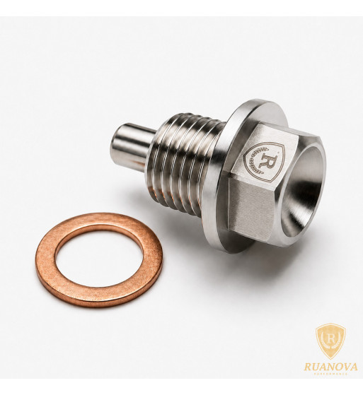Tapón magnético Acero INOX carter y caja cambios Renault R5 Clio etc