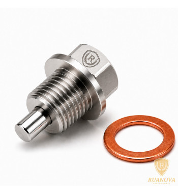 Tapón magnético Acero INOX carter y caja cambios Renault R5 Clio etc