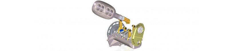 Motor Renault 5 Gt Turbo bloque y culata componentes internos